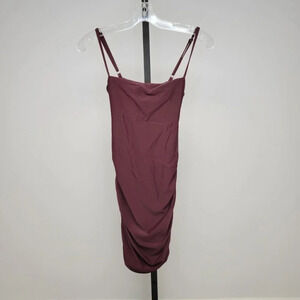 Tiger Mist Tie Back Ruched  Dress